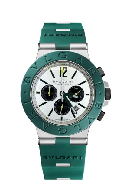 BVLGARI ALUMINIUM GREEN CRONÓGRAFO