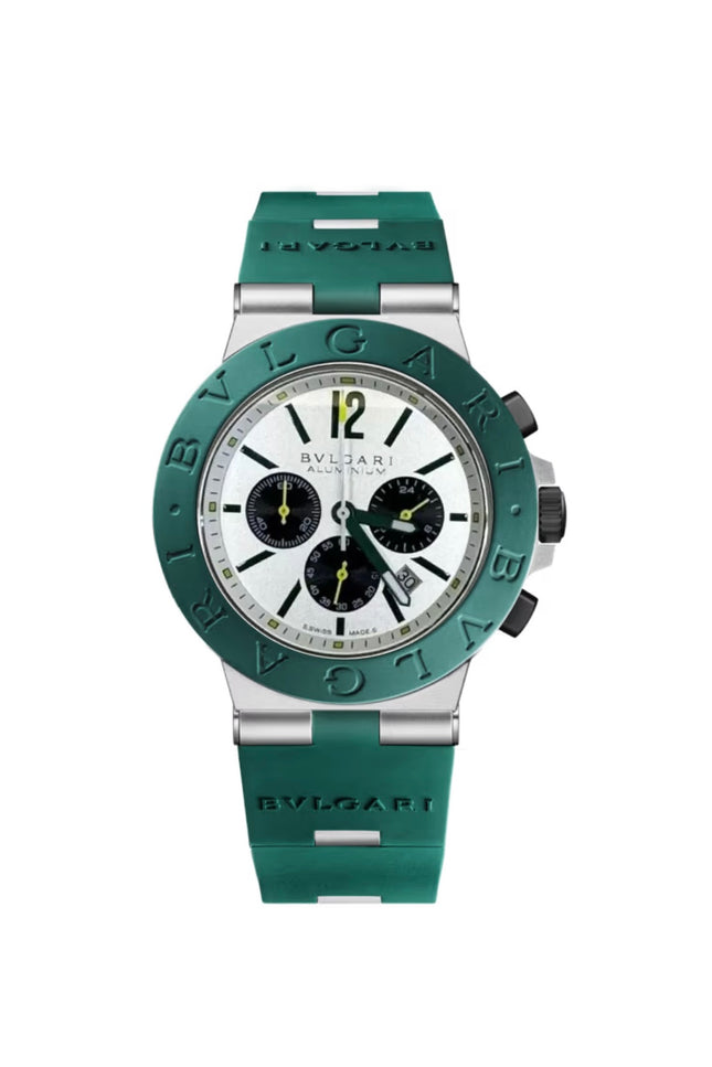 BVLGARI ALUMINIUM GREEN CRONÓGRAFO