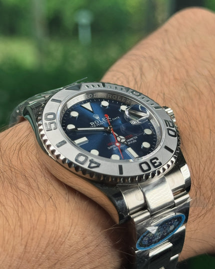 ROLEX YACHT-MASTER 41MM ACERO SUIZO - FONDO AZUL