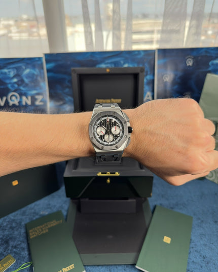 AUDEMARS PIGUET ROYAL OAK OFFSHORE CRONÓGRAFO SUIZO - NEGRO PLATEADO