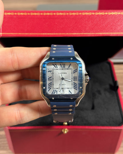 CARTIER SANTOS BISEL AZUL