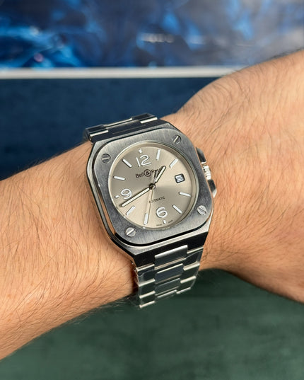 BELL & ROSS GREY STEEL