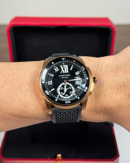 CARTIER DIVER AUTOMATIC - NEGRO/ROSEGOLD