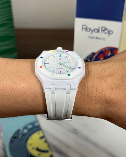 AUDEMARS PIGUET x SWATCH ROYAL POP HUIT BLANC