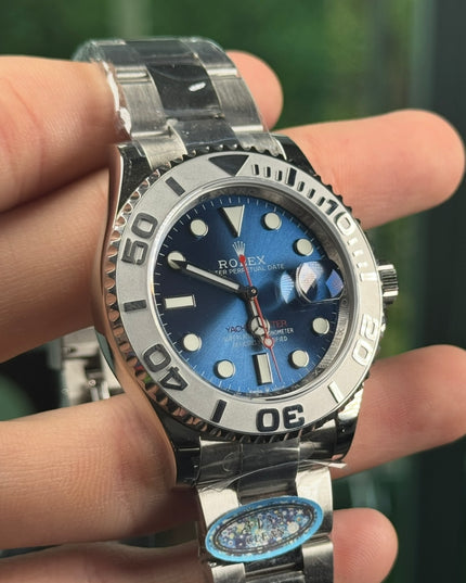 ROLEX YACHT-MASTER 41MM ACERO SUIZO - FONDO AZUL