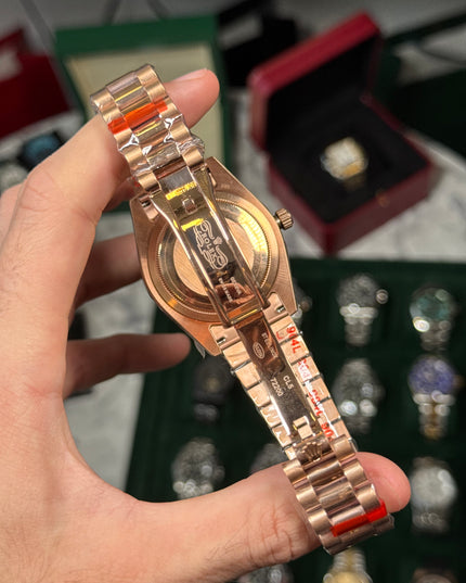 ROLEX DAY DATE ROSEGOLD - FONDO NEGRO