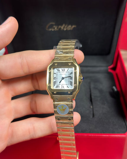CARTIER SANTOS DORADO 27MM