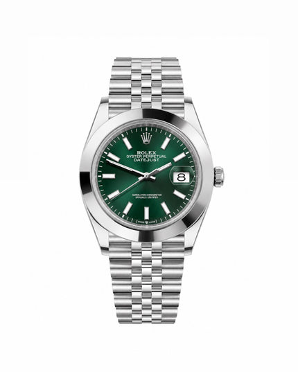 ROLEX DATEJUST 42MM GREEN DIAL JUBILEE