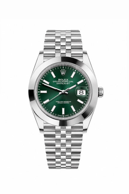ROLEX DATEJUST 42MM GREEN DIAL JUBILEE