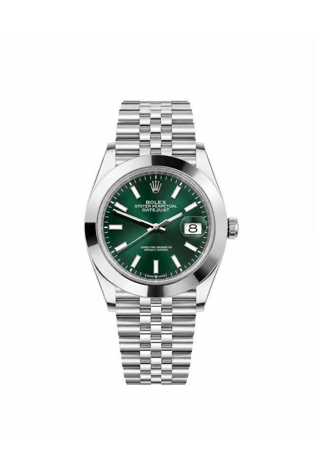 ROLEX DATEJUST 42MM GREEN DIAL JUBILEE