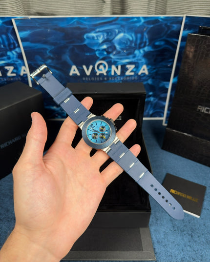 BVLGARI ALUMINIUM BLUE CRONÓGRAFO