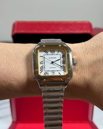 CARTIER SANTOS DOBLE TONO 40 MM