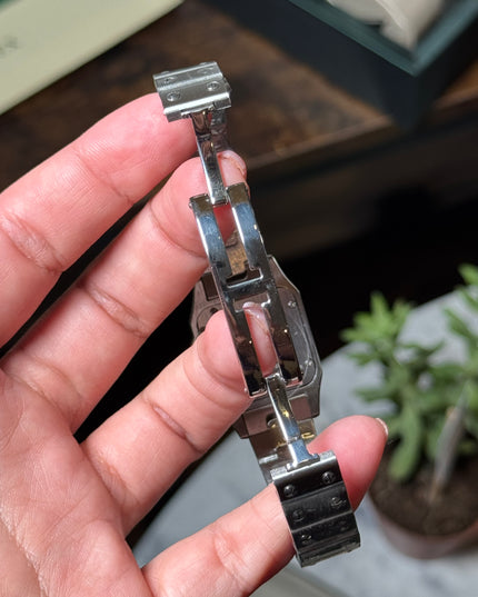 CARTIER SANTOS PLATEADO MINI DAMA