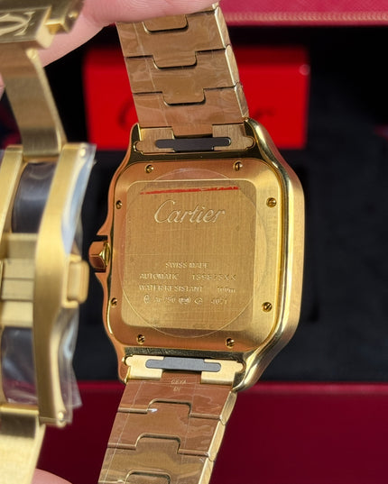 CARTIER SANTOS SUIZO DOBLE EXTENSIBLE - DORADO
