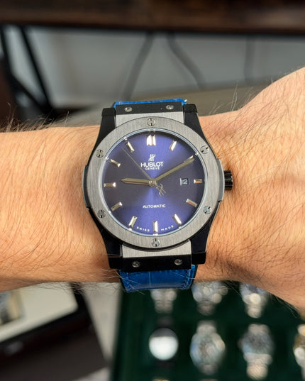 HUBLOT CLASSIC CERAMIC BLUE