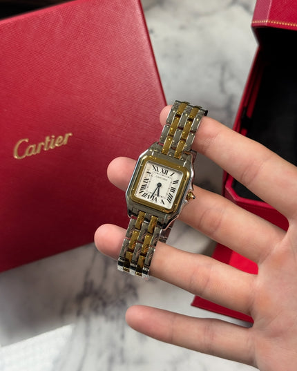 CARTIER SANTOS PANTHERE BICOLOR
