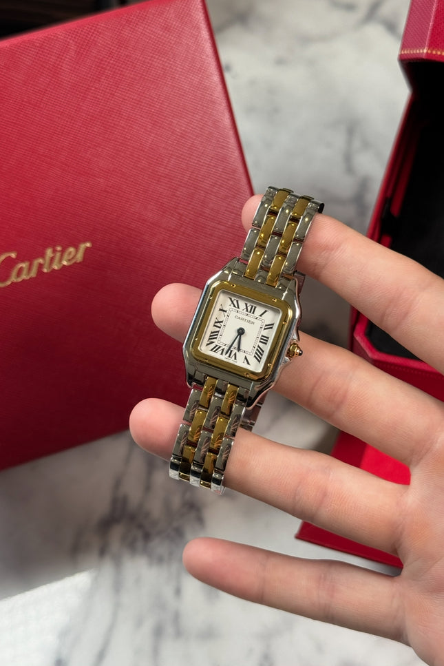 CARTIER SANTOS PANTHERE BICOLOR