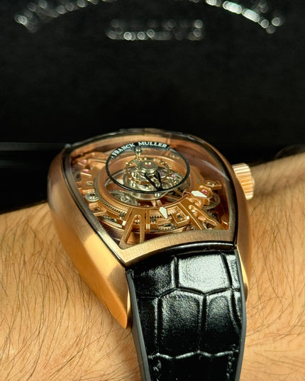 FRANCK MULLER GRAND CENTRAL TURBILLON  SUIZO - ROSEGOLD