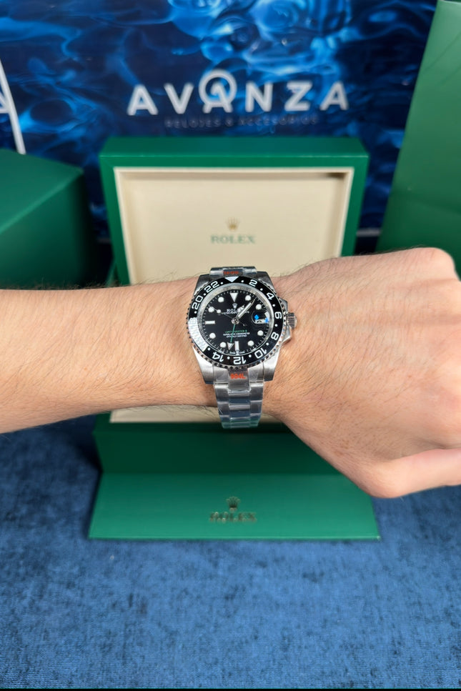 ROLEX GMT II NEGRO OYSTER SUIZO