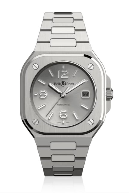 BELL & ROSS GREY STEEL