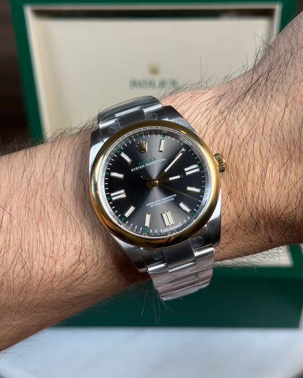 ROLEX OYSTER PERPETUAL TWO TONE SUIZO