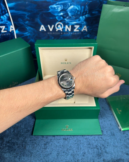 ROLEX DATEJUST WIMBLENDON 41MM SUIZO - OYSTER