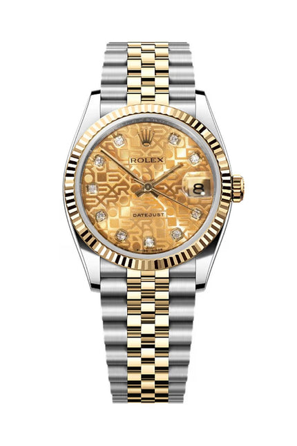 ROLEX DATEJUST  - DIAMANTES DORADO