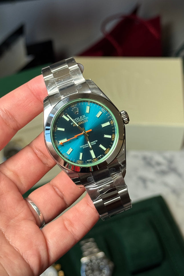 ROLEX MILGAUSS AZUL SUIZO