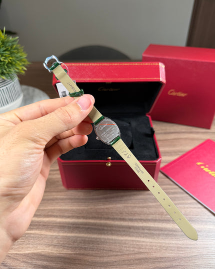 CARTIER BAIGNOIRE VERDE/PLATEADO