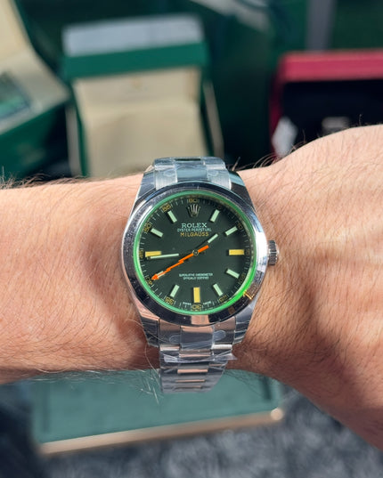 ROLEX MILGAUSS NEGRO SUIZO