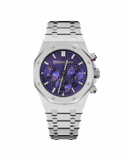 AUDEMARS PIGUET ROYAL OAK CRONÓGRAFO SUIZO - FONDO MORADO