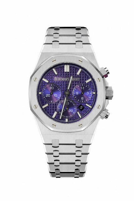 AUDEMARS PIGUET ROYAL OAK CRONÓGRAFO SUIZO - FONDO MORADO