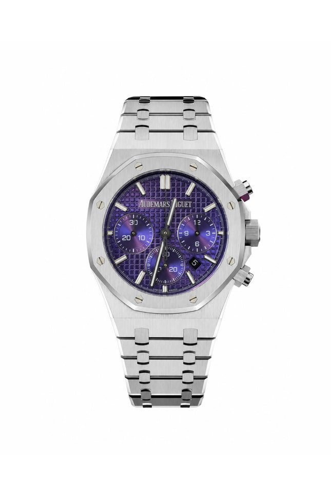 AUDEMARS PIGUET ROYAL OAK CRONÓGRAFO SUIZO - FONDO MORADO