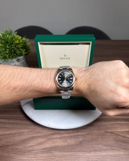ROLEX OYSTER PERPETUAL TWO TONE SUIZO