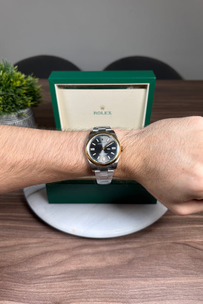 ROLEX OYSTER PERPETUAL TWO TONE SUIZO