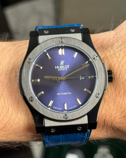 HUBLOT CLASSIC CERAMIC BLUE