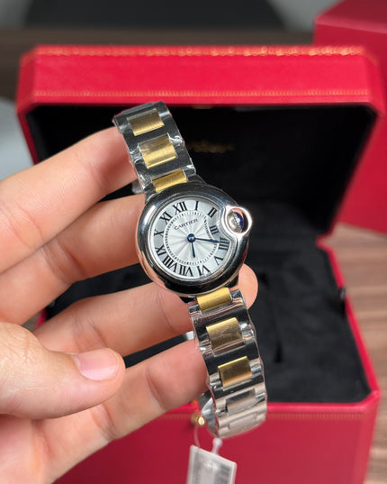 CARTIER BALLON BLEU 28MM BICOLOR