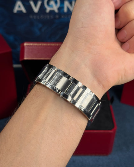 CARTIER BALLON BLEU SUIZO DOBLE EXTENSIBLE - FONDO AZUL