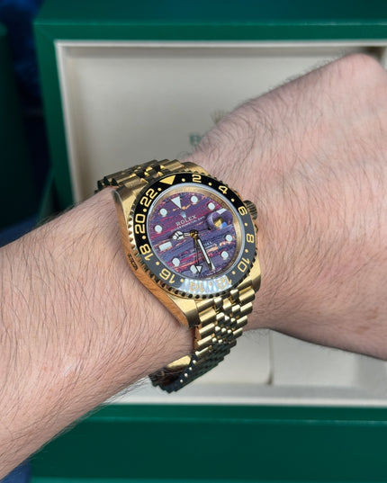 ROLEX GMT II DORADO OYSTER SUIZO