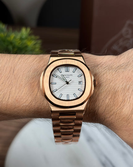PATEK PHILIPPE ROSEGOLD WHITE DIAL