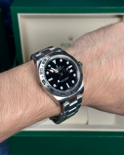 ROLEX EXPLORER II SUIZO - FONDO NEGRO