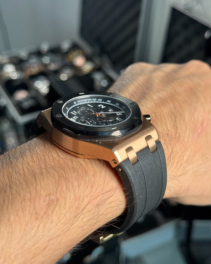 AUDEMARS PIGUET ROYAL OAK ORO ROSA NEGRO CAUCHO