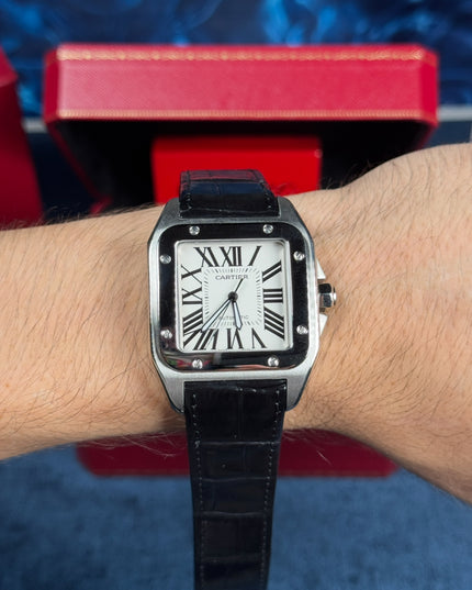 CARTIER SANTOS 100 SUIZO