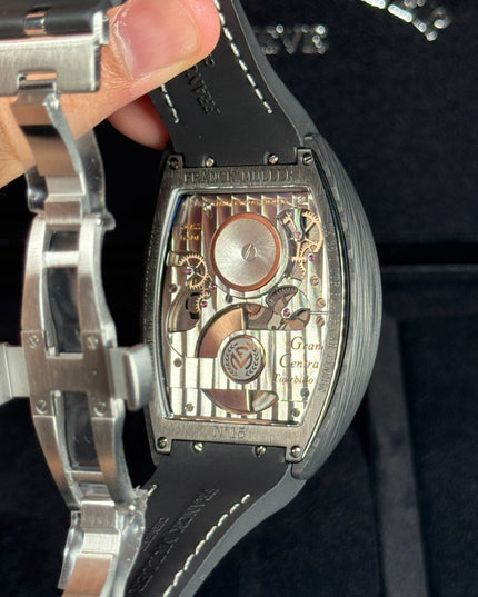 FRANCK MULLER GRAND CENTRAL TURBILLON  SUIZO - NEGRO