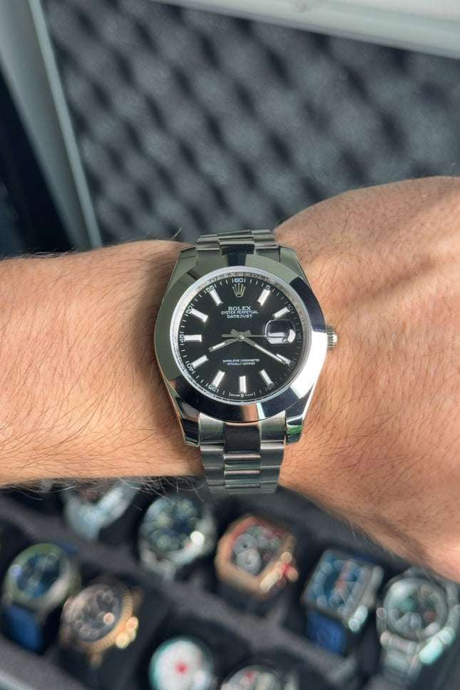 ROLEX DATEJUST 41MM - FONDO NEGRO