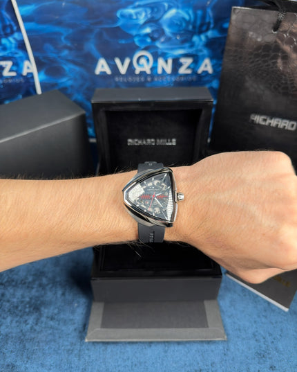 HAMILTON VENTURA SKELETON - PLATEADO