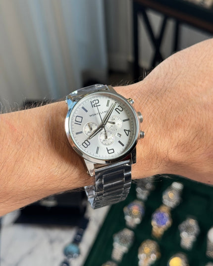 MONTBLANC CRONÓMETRO - PLATEADO