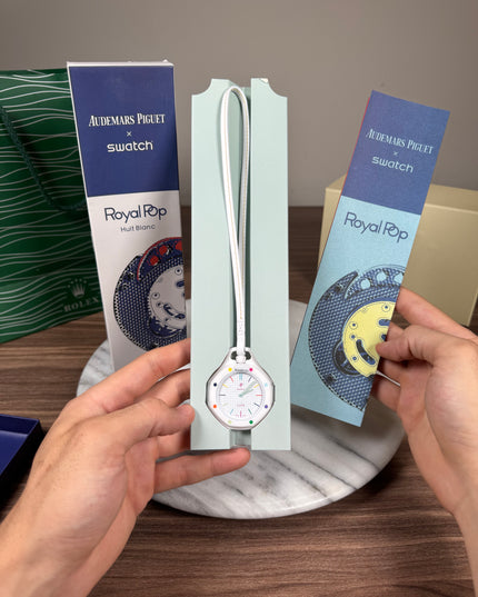 AUDEMARS PIGUET x SWATCH ROYAL POP HUIT BLANC