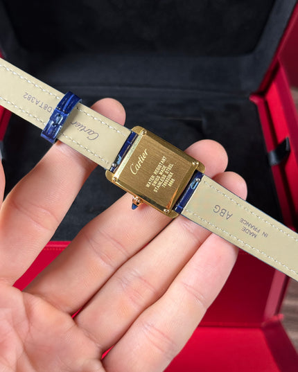 TANK LOUIS CARTIER MINI - AZUL