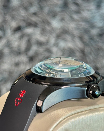 CORUM BUBBLE POKER ROYAL FLUSH - BLACK